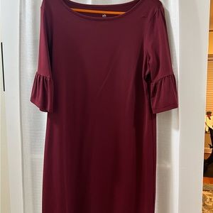 Southern tide maroon mini dress size small. Like new